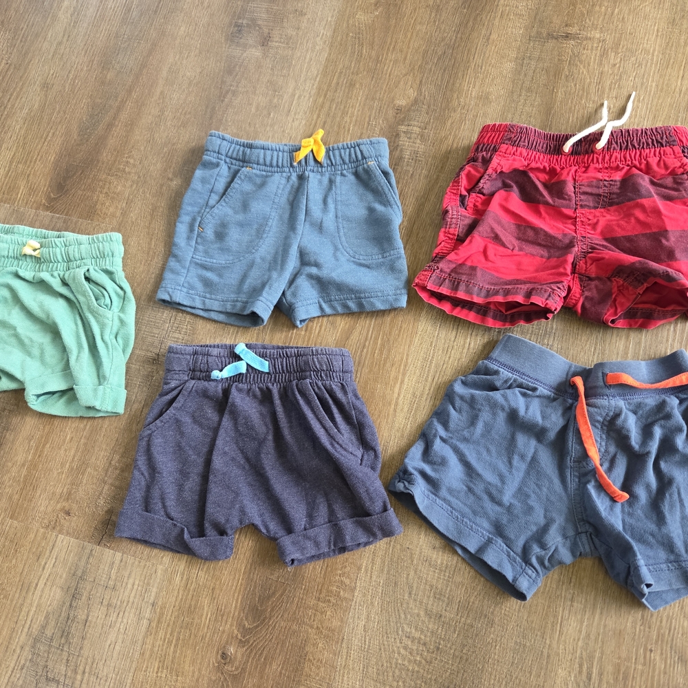 Kids' Assorted Color Shorts Set